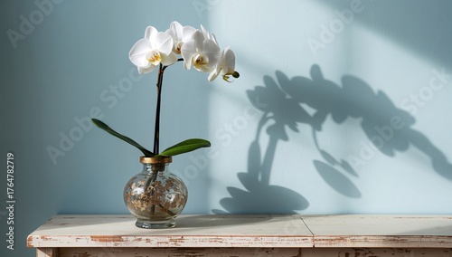 Antique glass container hol...