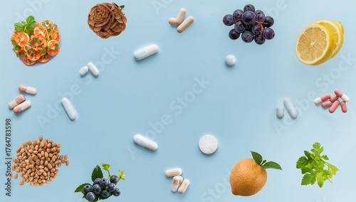 Assortment of tablets and c...