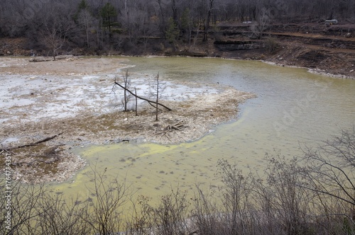 Contaminated water from a g...