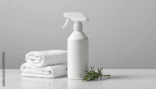 Mockup of a white cosmetic ...