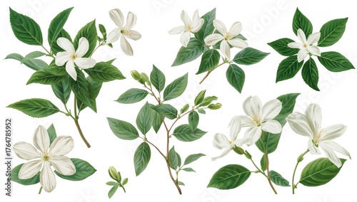 Jasmine flower specimens (P...