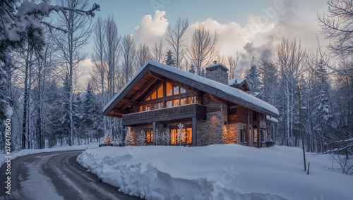 Opulent mountain retreat in...