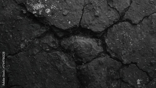Monochrome textured volcani...