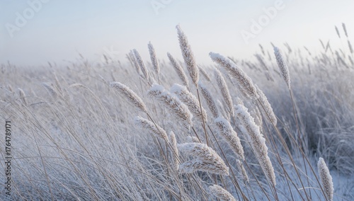 Winter Scene with Frosted P...