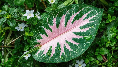 Stunning Pink-Veined Caladi...