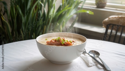 Bowl of Pork Rice Porridge
