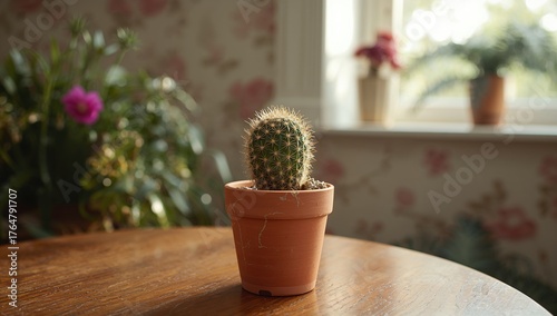 Tiny cactus in a miniature ...