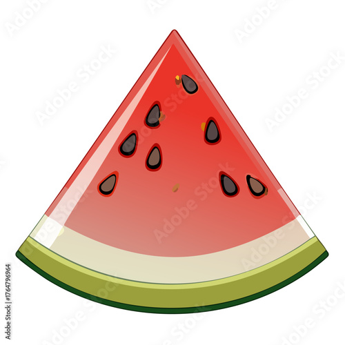 Watermelon Slice Ingredient Food Photography Concept
