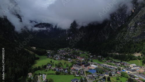 Photography panorama of the mountains
