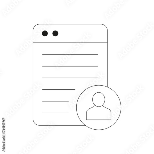The notepad icon on a white background is suitable for websites, applications, and software packages.