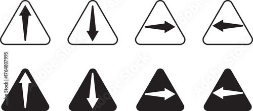 Vector swipe arrows. Arrow vector icon. Arrows collection. arrow icon, modern simple arrows, triangle arrow icon
