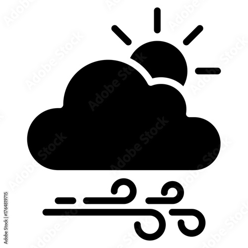 windy glyph icon