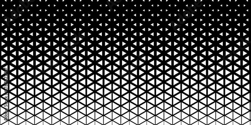 Abstract triangle geometric pattern background. Triangular Half Tone Texture. Minimal Style Dynamic Technology Wallpaper which is currently popular. Vector illustration for cover, poster, paper, web. 