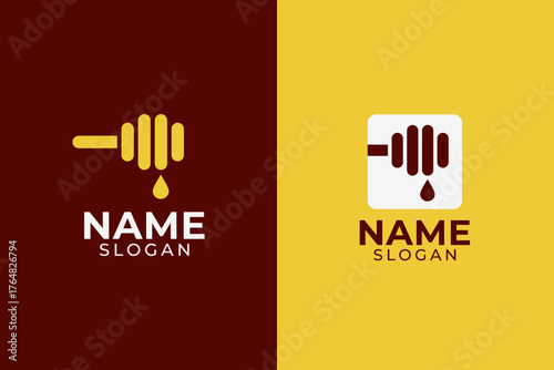 Modern Honey Logo Vector Collection for Sweet, Natural, and Bee Brand Design