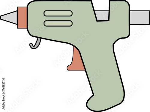 Light green craft hot glue gun