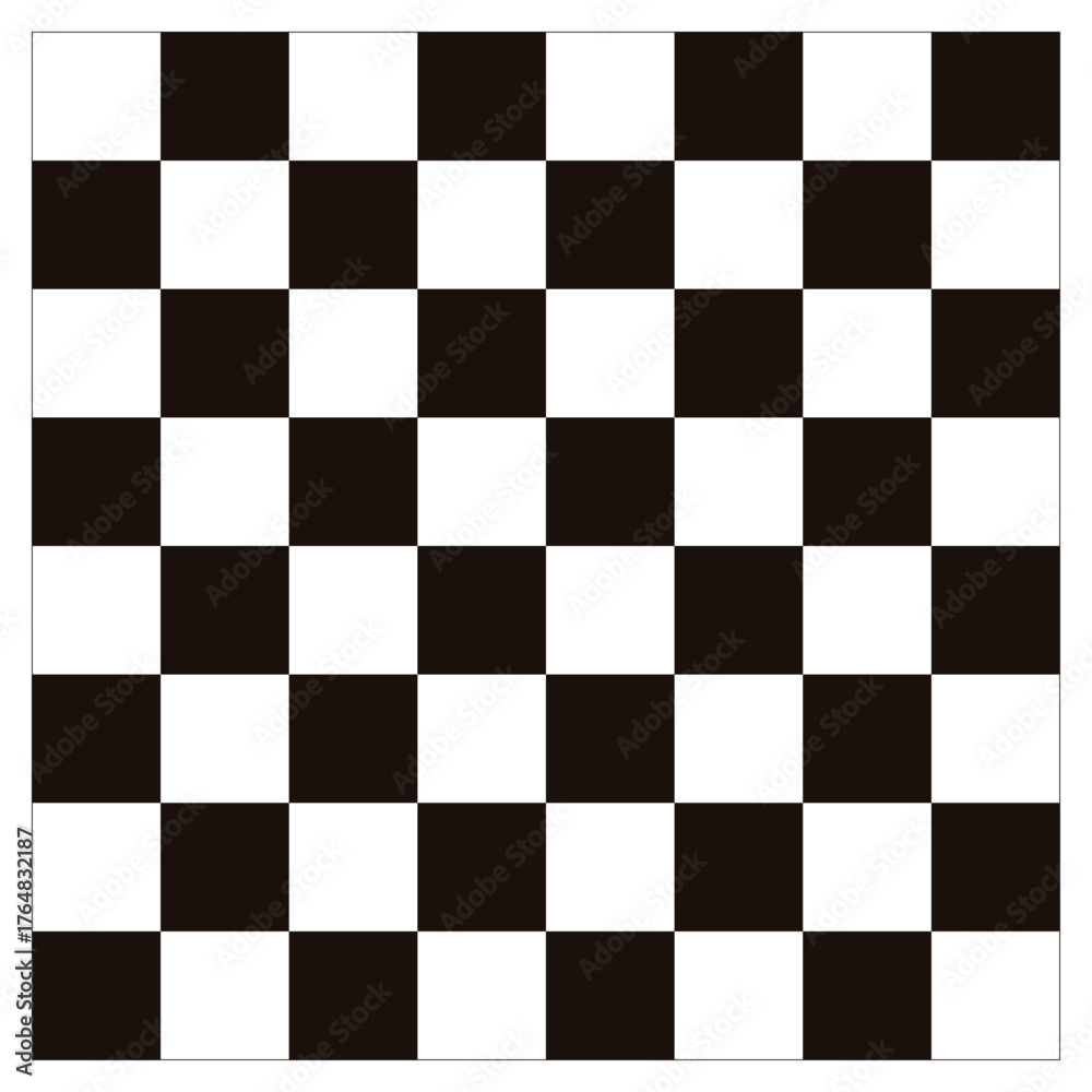 Fototapeta premium Chess Board black and white vector.eps