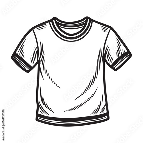 T-shirt illustration (white side)