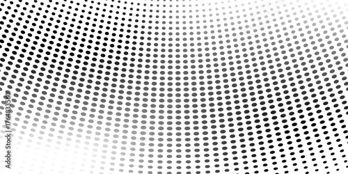 The halftone texture is monochrome. Vector chaotic background dot rough half. overlay nice graphic old pattern good