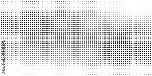 The halftone texture is monochrome. Vector chaotic background dot rough half. overlay nice