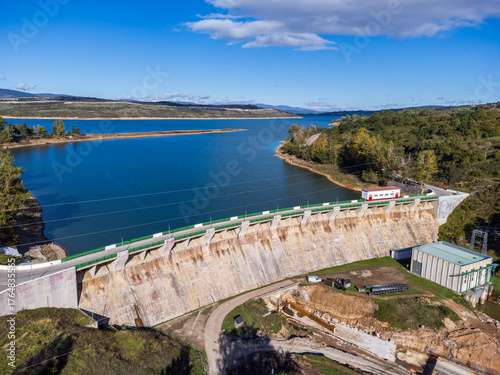 Ebro reservoir dam, Cantabria, Spain