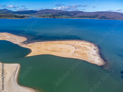 Arija beach, Ebro reservoir, Merindades, Castile and Leon, Spain