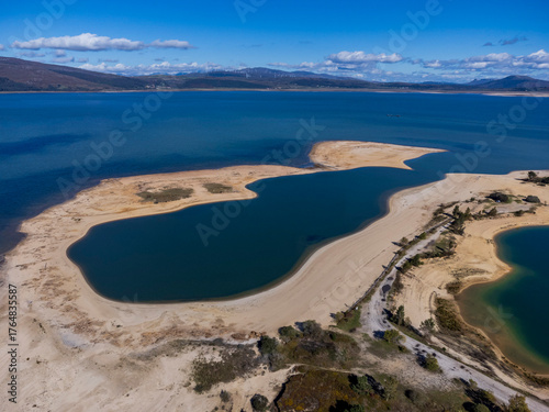 Arija beach, Ebro reservoir, Merindades, Castile and Leon, Spain