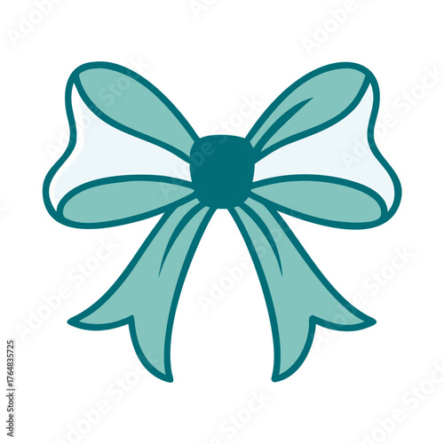 Large Decorative Ribbon Bow Icon for Web and Graphic Design