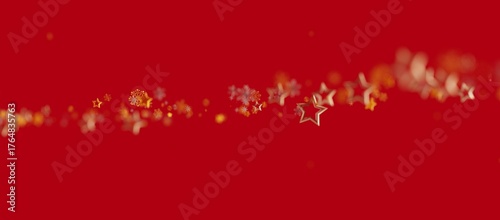 Abstract red background wit...