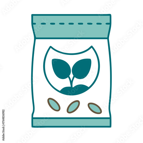 Seed Packet Seeds or Planting Materials Icon for Web and Graphic Design