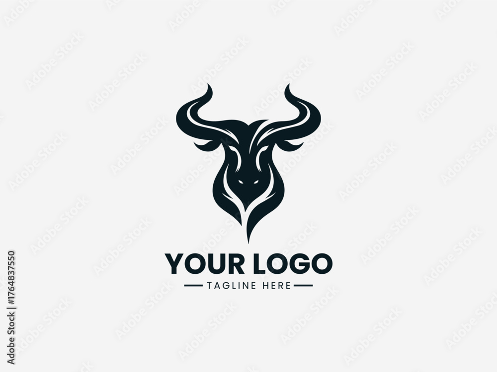 Obraz premium Fire Bull Logo