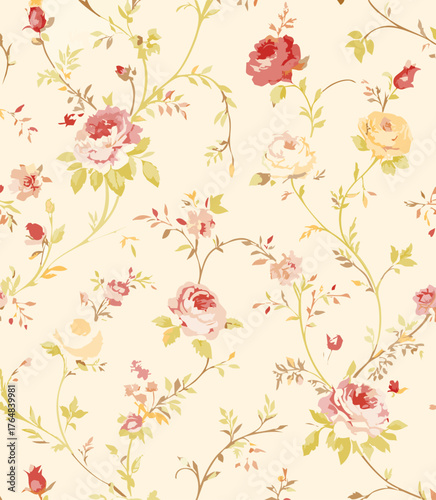 Small flowers, Daisy flowers, pattern on a yellow background with a wild flowers of different sizes artwork for tattoo, fabrics, souvenirs, packaging, greeting cards and scrapbooking