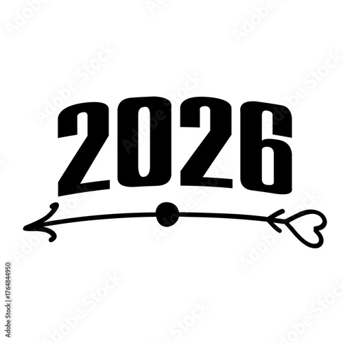 2026 vector design silhouette