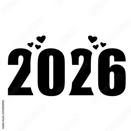 2026 vector design silhouette