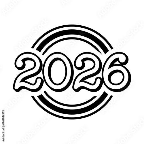 2026 vector design silhouette
