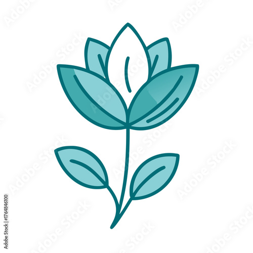 Tulip Flower Icon for Web and Graphic Design