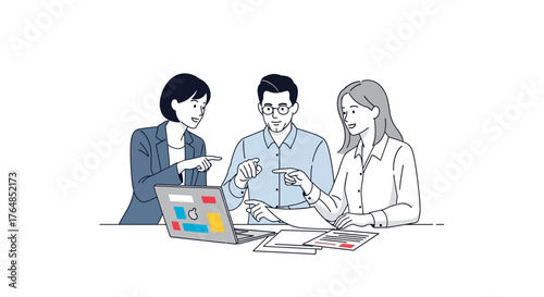 Collaborative Project Review Teamwork in Action with Tech and Strategy