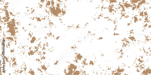 An aged, rusty brown metal wall with a rough grunge texture and vintage paint design creates a detailed background pattern