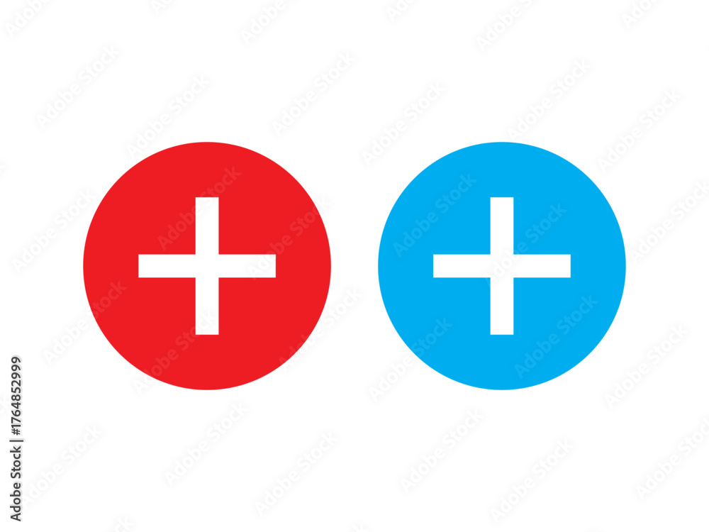 Obraz premium plus button icon