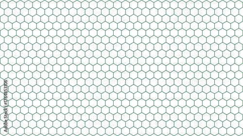 Honeycomb seamless pattern simple geometric vector background for design isolated on white