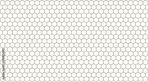 Seamless honeycomb pattern abstract geometric vector background repeating hexagon shapes for textile and surface design