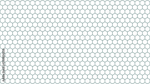 Seamless honeycomb pattern vector illustration of a repeating hexagonal grid ideal for backgrounds and textures