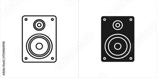 Illustration of a speaker for audio playback