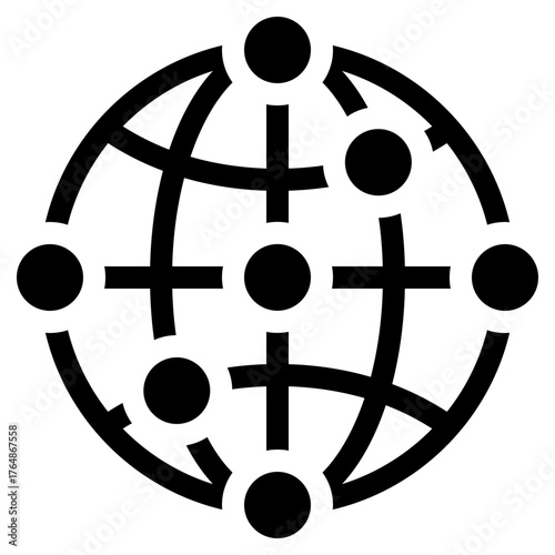 digital network icon