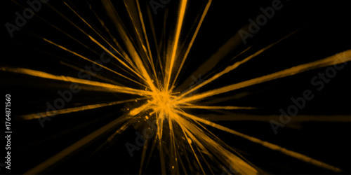 Futuristic abstract background in concept "Big Bang" this image represent the big explosion Big Bang, spiral galaxy light in space. Explosion of vibrant abstract colors radiating outwards from a dark 