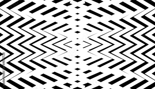 Black and white abstract geometric pattern with sharp shape for sporty and modern background. Fully editable vector element. Vector Format Illustration 