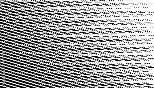 Black and white smooth transition pattern with geometric shapes for sporty and modern background. Fully editable vector element. Vector Format Illustration. 