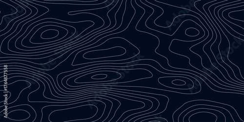 Topographic map patterns, topography line map. Vintage outdoors style. World map Template. Stock vector. Vector geographic contour map.