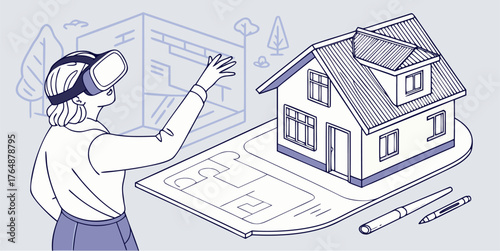 Experience future homes now with augmented reality, envisioning your dream house with virtual design