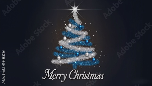 abstract christmas tree