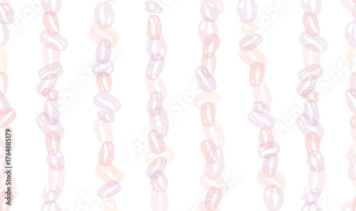 Seamless watercolor geometric texture. Pattern with  brush strokes drawn bubb...